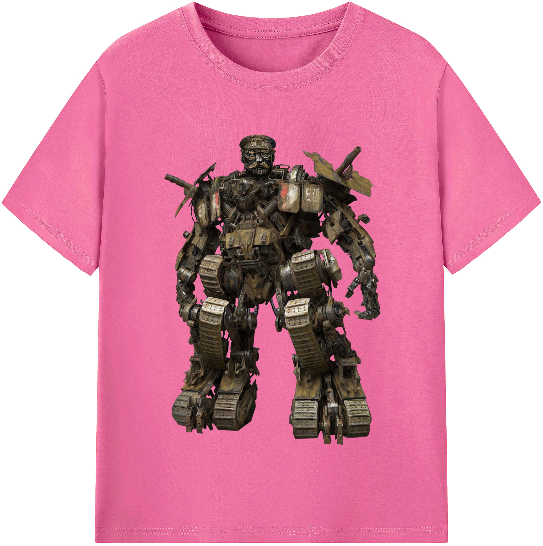 （画像用）  レディースカジュアルプリントTシャツ（綿100％）